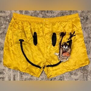 Vintage 1995 100% Silk Tasmanian Devil Shorts Big & Tall Men’s 4 XB
